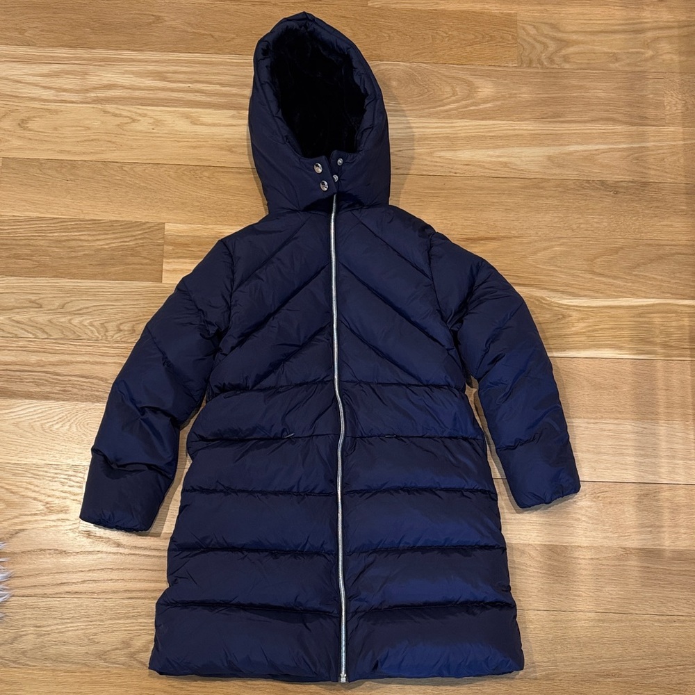Kids Navy Puffer Coat
